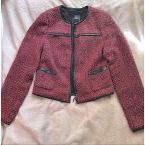 1960s inspired tweed blazer